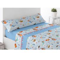 Juego de Sábana PIRINEO de invierno, 3 piezas diseño infantil/juvenil estampado fantasía para camas de 90 cm y 105 cm - details 2
