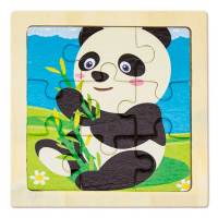 Puzzles Infantiles en Madera. Con 5 diseños Diferentes. Juguetes educativos para niños, Desarrollo Mental. Perfectos para entregar como regalo o detalle en cumpleaños Infantiles, guarderías y fiestas o eventos con niños y niñas. Medida: 11x11 cm. - details 1