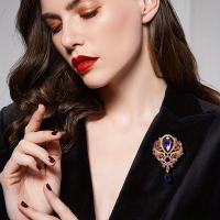 Broche De Cristal Grande De Lujo Multi-estilo Moda Brillante Boutique Lady Fiesta Boda Broches De Joyería De Pin - details 1