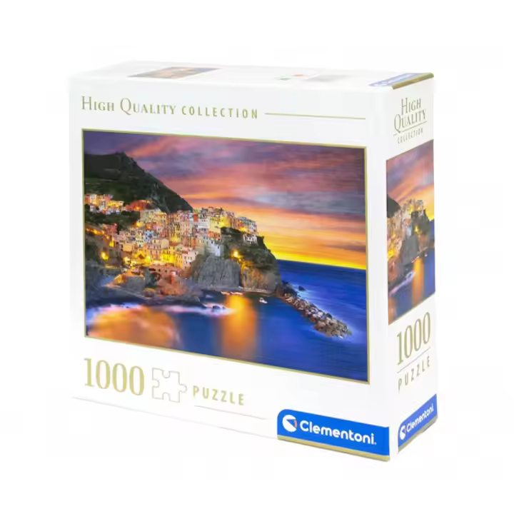 Clementoni Puzzle Colección Alta Calidad 1000 piezas 70x50cm Manarola 20x20cm - 1