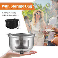 Estufa De Camping Portátil Mini Para Picnic Cocina Con Carbón Y Alcohol Grill De Sobrepresión Para Supervivencia Y BBQ - details 12