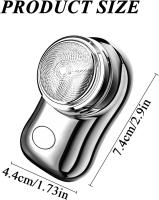 Mini Raso Eléctrico Portátil para Hombre | Afeitadora Recargable USB con Pantalla LED | Cuchillas de Acero a 6 Hojas | Afeitado Suave y Preciso en Seco o Húmedo | Rápido, Compacto y Fácil de Limpiar | Ideal para Viajes, Coche y Oficina - details 1