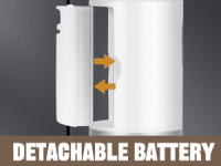 Cafetera Portátil, Cafetera Espresso Eléctrica Portátil 3 en 1 Recargable con Pantalla Digital de Temperatura para Cápsulas Pequeñas o Grandes y Café Molido, Ideal para Oficina, Viajes y Camping. - details 11