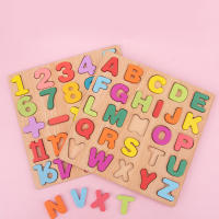 Puzzle De Madera Para Niños Juguete Montessori De Alfabeto Números Y Formas Para Bebés De 1 a 2 3 Años Juego Educativo Temprano - details 11
