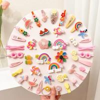 Juego De 14 Pinzas Para El Cabello De Princesa Bebé En Colores Caramelo Accesorios De Cabello Lindos Con Flores Animales Y Estrellas - details 1