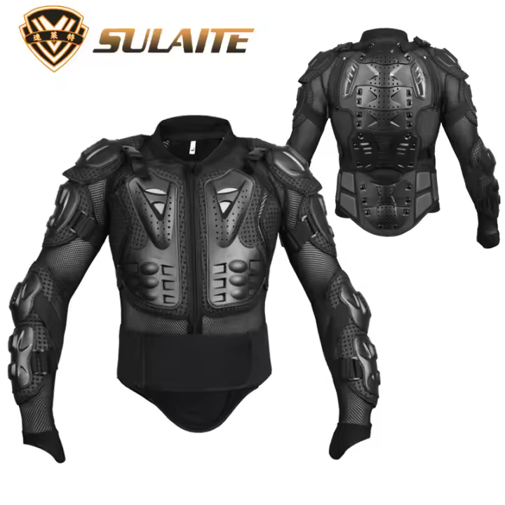 SULAITE Armadura De Motocicleta Para Hombre Conjunto De Protección Corporal Completo Con Protección De Cuello Para Carreras De Motocicleta - 1