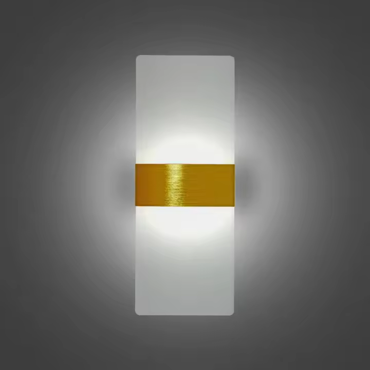 Modernas Sconces De Pared LED 6W/12W Luz De Acero Inoxidable Iluminación Para Sala De Estar Pasillo Dormitorio Decoración - 1