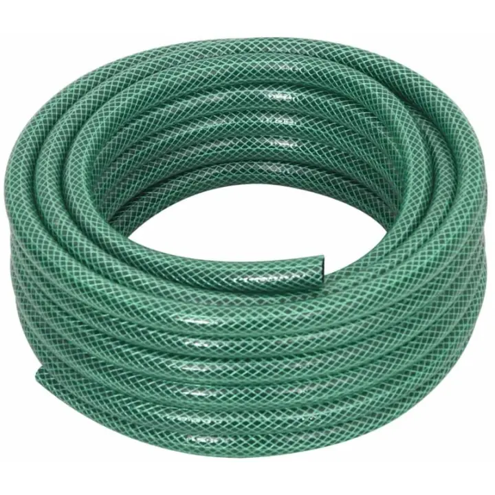 Manguera de jardín de PVC verde de 0,6" y 50 m, resistente y duradera, ideal para regar su jardín - 1