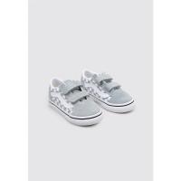 Vans Old Skool V  Deportivas Con Velcro Bebé - niño (hasta la talla 30) Azul - details 0