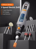 Herramienta Rotativa Sin Cable 35W USB Para Carpintería Y Joyería Con Accesorios Set De Bricolaje Para Metal Y Vidrio Mini Taladro Inalámbrico - details 0