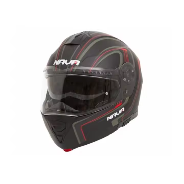 OFERTA Casco modular negro y rojo con gafas solares integradas HOMOLOGADO NAVA SPRINTBLK-RED SPRINTBLK-RED - 1