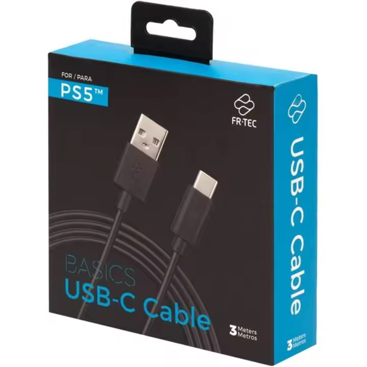 Cable USB-C para Playstation 5, 3 metros (PlayStation 5) (Edición española) - 1