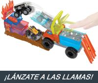 Hot Wheels Monster Trucks Arena Smashers 5 Alarm Rescue Mattel HPN73 - details 3