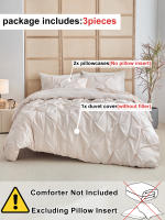 Juego De Cubierta De Cama 3pcs Diseño De Torcimiento Artesanal Sencilla Y Superior Materiales Suaves Y Cómodos Adecuado Para Habitación De Hombres Y Mujeres Decoración De Dormitorio - details 3