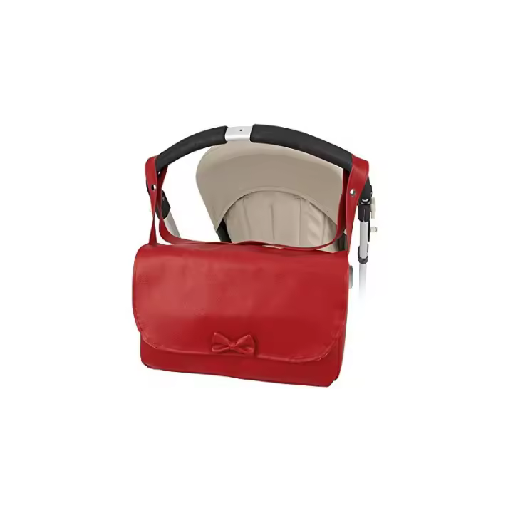 Bolso Lactancia Polipiel carro Bebe Color Rojo Modelo Solapa - 1