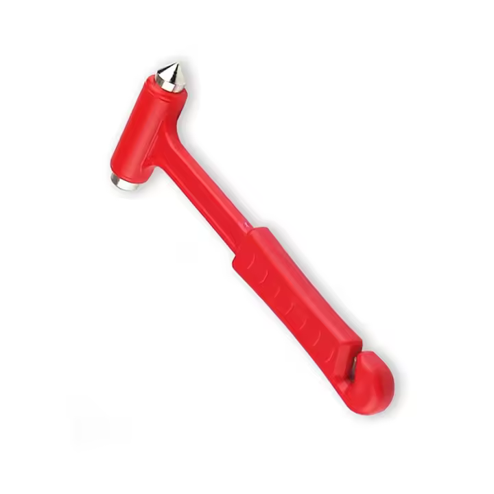 Martillo de seguridad de emergencia para automóvil Multifuncional 2 en 1 que busca mango de crecimiento Ventana rota Artefacto Corte de martillo de emergencia al aire libre - 1