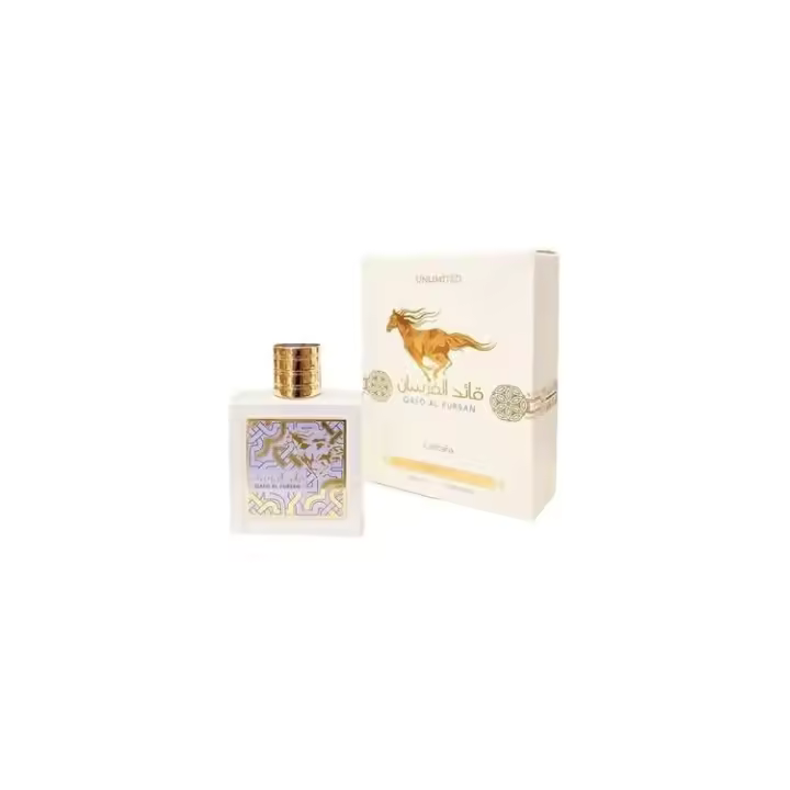 Qaed Al Fursan Unlimited 90ml Eau de Parfum by Lattafa White Edition Oriental Perfume for Men and Women - 1