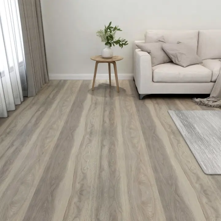 vidaXL Tarimas de suelo autoadhesivas 20 uds PVC gris taupe 1,86 m² - 1