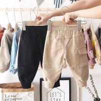 Nuevos Pantalones De Cargo Para Niños 2-6 Años Estilo Casual Deportivo Pantalones Solids Para Niños Tallas 2-8 Años Ropa Infantil - details 1