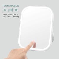 Espejo Maquillaje con Luz LED Espejo de Maquillaje Táctil Ultra Alta Definición Profesional USB-Recargable-Espejo de Maquillaje de Viaje Pequeño y fácil de Transportar- Blanco - details 2
