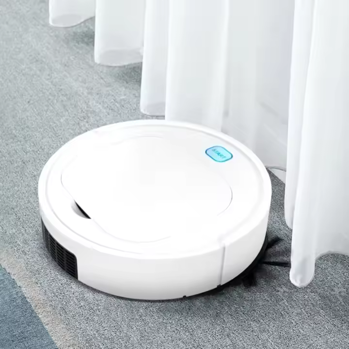 Robot Aspirador Inteligente Para El Hogar Con Control Remoto Baja Ruido Succión Fuerte Carga USB - 1