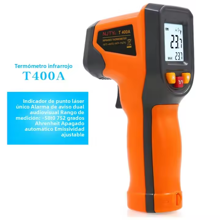 Termómetro Infrarrojo De Precisión NJTY T400 T600A Para Cocina Y Panadería Medidor De Temperatura Industrial Portátil - 1