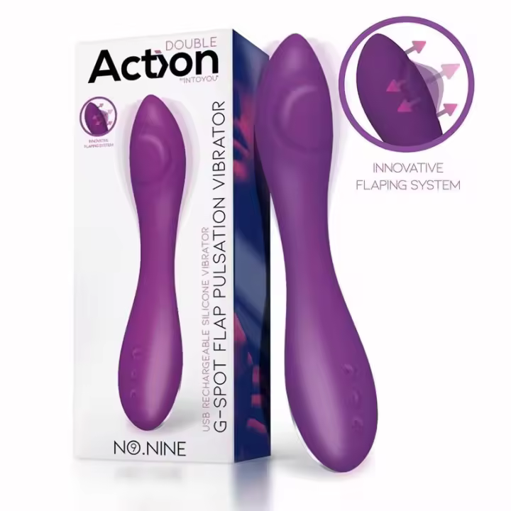 No. Nine Vibrador Punto G Función de Pulsación USB Magnético Silicona - 1