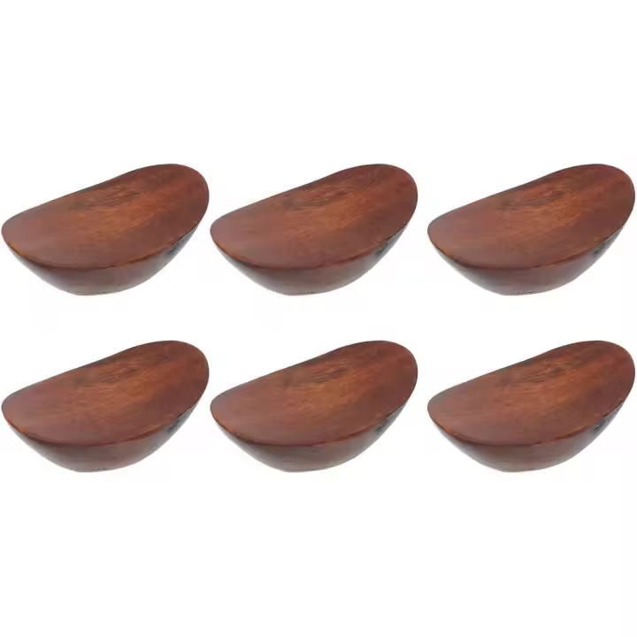 6 unids palillos resto madera en forma de palillos titular cuchara tenedor soporte Mesa decoración para fiesta banquete Festival - 1