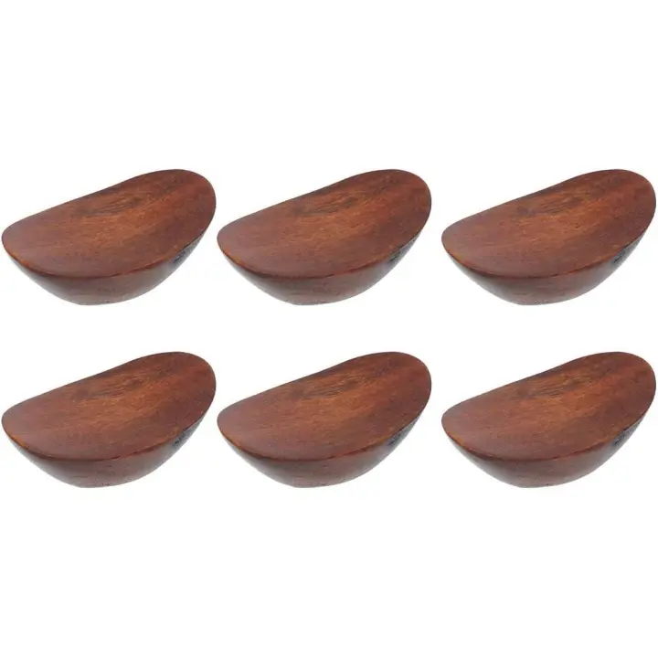 6 unids palillos resto madera en forma de palillos titular cuchara tenedor soporte Mesa decoración para fiesta banquete Festival - 1