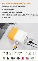 Proyector, proyector WiFi, proyector de películas portátil 1080P, compatible con teléfonos inteligentes/tabletas/portátiles/TV sticks/discos U - details 5