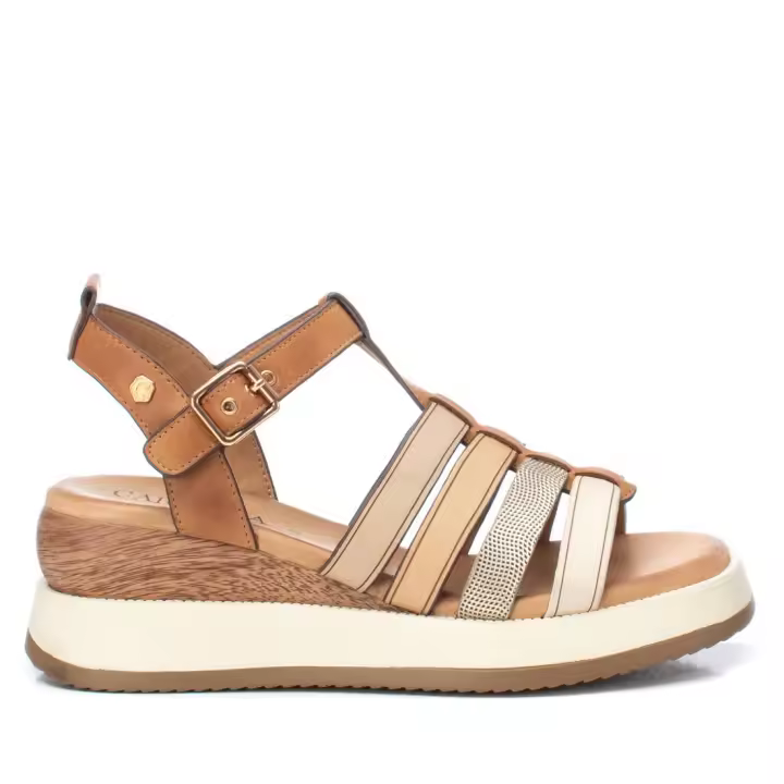 CARMELA SANDALIA SRA 161607 PIEL CAMEL Mujer - 1
