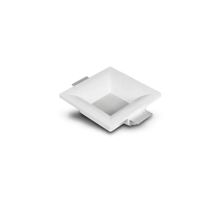 Ledkia Downlight LED 9W Cuadrado Integración Escayola/Pladur Corte 223x223 mm UGR17 2700K Blanco Cálido - 1
