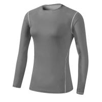 Camiseta De Entrenamiento Para Mujer Base Capa Deporte Fitness Secado Rápido Manga Larga Top Para Gimnasio Yoga Correr Blanco Ropa De Ejercicio - details 6