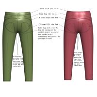 Jeans Para Mujer Shascullfites Ajuste Slim Denim mid Waist Flared Pantalones De Pierna Ancha Estilo Casual Cierre De Cremallera - details 9