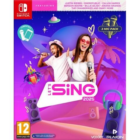 Let's Sing 2025 Juego Fisico para Consola Nintendo Switch