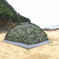TOMSHOO Carpa Para Acampar Para 2 Personas Capa Sencilla Portátil De Verano Camuflaje Para Exteriores Viajes Material Oxford 600D Con Reflectante Mylar - details 6