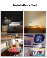 Luz De Lectura LED DC12V Para RV Barco Caravana Camping Luz De Punto Con Interruptor Y Ajuste Aluminio Interior Adaptable - details 18