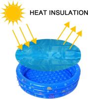 Cubierta de piscina solar-Cubierta redonda de la piscina, cubierta solar redonda de la piscina para la piscina inflable sobre la piscina de la tierra, Piscina redonda de la burbuja, 3*3m - details 3