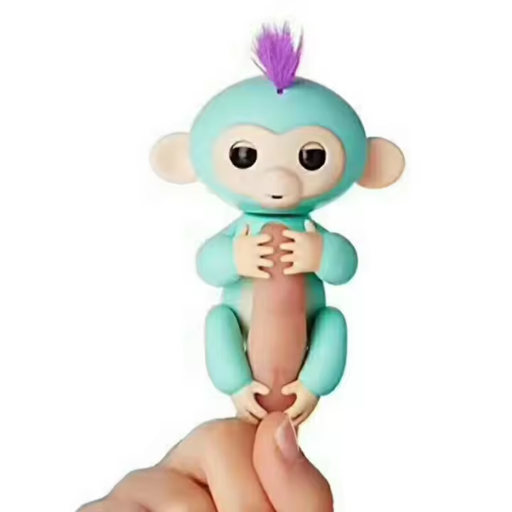 Muñeco de mono con punta de dedo, juguete interactivo de inducción para padres e hijos, regalo de cumpleaños, juguete inteligente para niños, juego de manos con animales pequeños - 1
