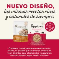 APPLAWS CAT SOBRES POLLO Y TERNERA EN GELATINA 12X70g. - details 0