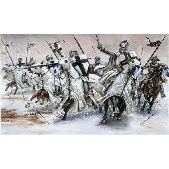 Italeri 6019 - Figuras Caballeros Orden Teutónica Alemana - Escala 1:72 - 1