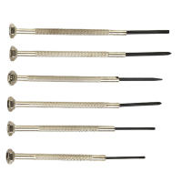 Set De 6 Destornilladores De Precisión Para Relojes Joyería Gafas Y Electrónica Herramienta Small DIY Antióxido Para Reparación - details 7