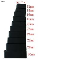 Accesorios De Correa De Reloj De Silicona Negra Anillo De Lazo 12-30mm 4 Piezas Compatible Con Marcas Diferentes Correas De Goma Para Smartwatch - details 6
