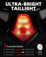 Casco De Bicicleta VICTGOAL Ultraligero Con Farol Trasero LED Para MTB Y Carretera Seguridad Para Motocicleta Y Scooter Eléctrico Para Adultos Hombres Y Mujeres - details 7