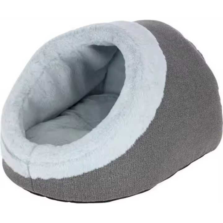 KERBL Acogedora cueva de Jan, gris, 35 x 41 x 30 cm - 1