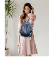 Mochipa de cuero estilo Korean, mochila de gran capacidad A LA Moda para Mujer, Bolso de hombro, mochila de viaje, Bolso de Mujer - details 18