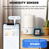Sensor De Temperatura Y Humedad ONENUO Tuya WIFI/Zigbee Con Iluminación Inteligente Compatible Con Alexa Y Google Smart Life - details 25