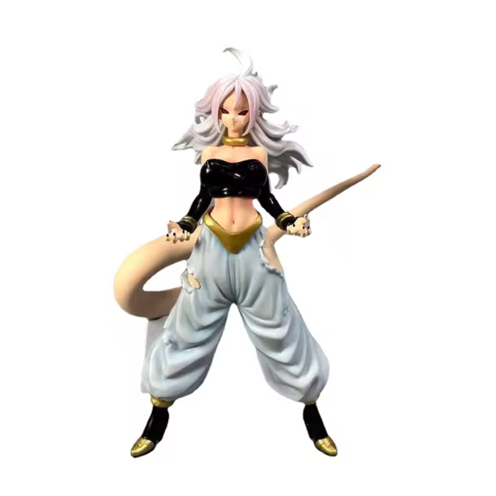 Figura De Acción Anime Dragon Ball Z 28cm Android #21 Majin Buu Estatua De PVC Coleccionable Juguete Regalo Para Adultos - 1