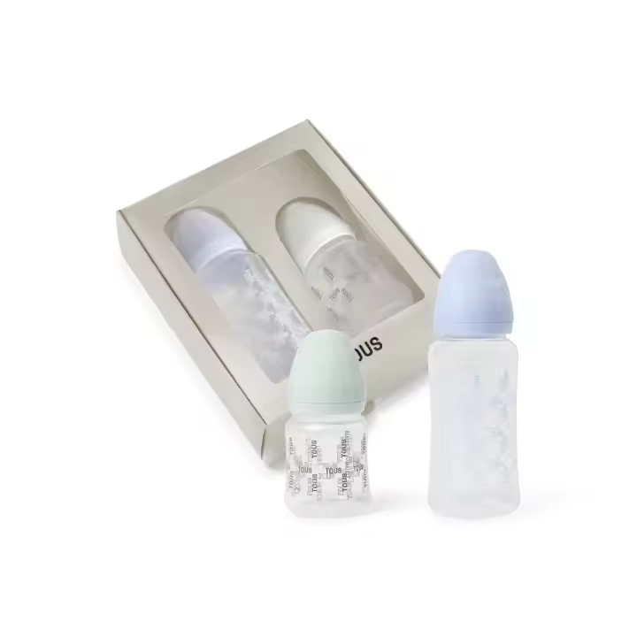 Pack 2 Biberones Tous Baby Square Azul Celeste - 1