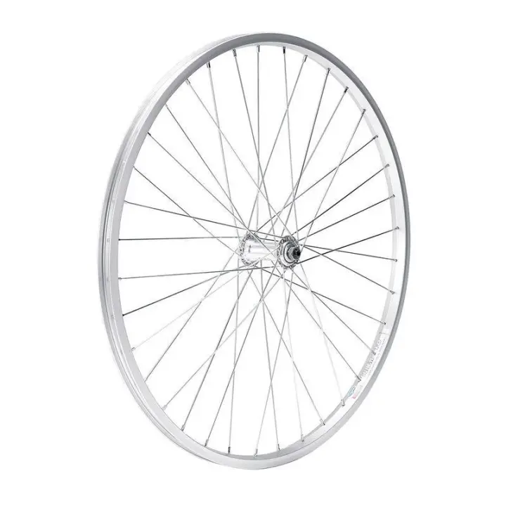 GURPIL | Rueda 26  pulgadas Cyber 10 V-Brake - Rueda Mtb 26" Gurpil Cyber 10 V-Brake QR Delantera
Rueda de 26" para BTT:

Llanta Cyber-10 26" plata de pared simple para - 1